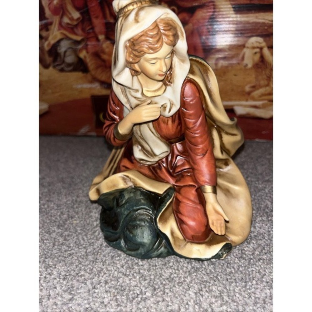 VTG  1994 Grandeur Noel Mary Mother Of Jesus‎ O'Well Novelty Antique Finish